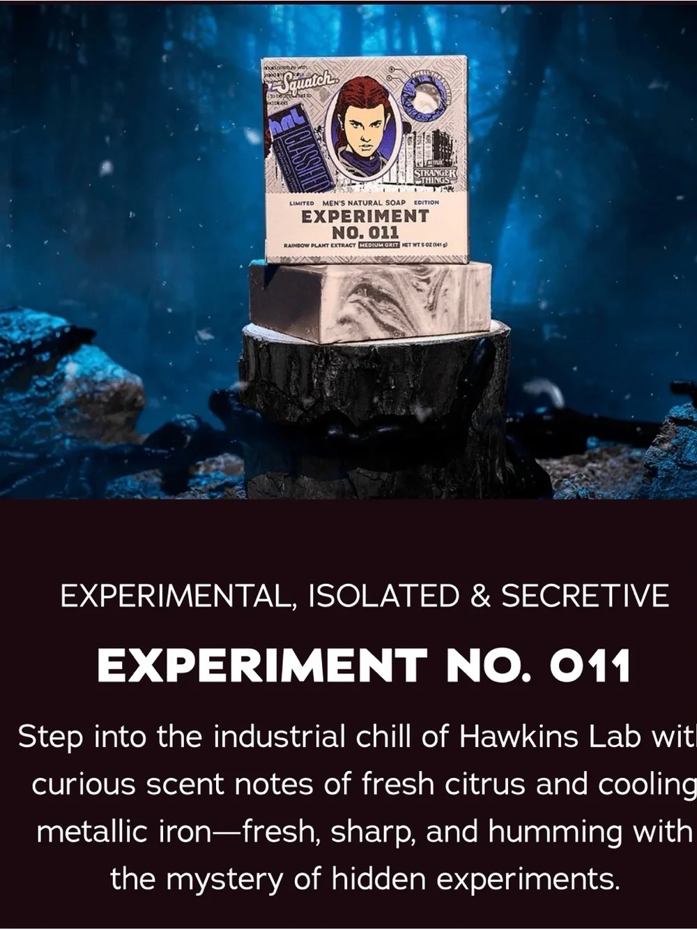 Dr. Squatch Bar Soap bundle of 2 - Limited Edition Stranger Things